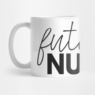 Future Nurse with Thin Script Mug